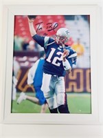 Tom Brady Signed Photo, Framed