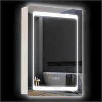 $130  kleankin LED Lighted Medicine Cabinet with M