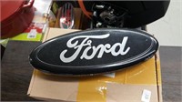 9" Oval Ford Black Chrome Grill & Tailgate Emblem