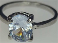 925 stamped gemstone ring size 10