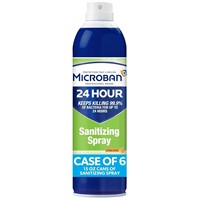 6 pk P&G Microban 24 Aerosol Disinfectant Spray