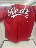 Reds Baseball Jersey Size Unknown