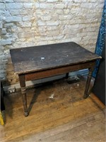 Antique primitive kitchen table made by St Louis