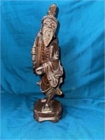 Hand Carved Old Chinese Wise Man Art Home Decor