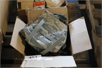 box of military supplies