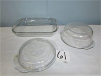 Pfaltzgraff Glass Bake-ware Dishes