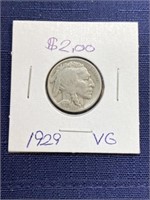 1929 buffalo nickel coin