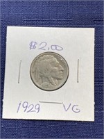 1929 buffalo nickel coin