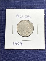 1929 buffalo nickel coin