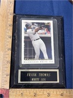 Frank Thomas White Sox baseball plaque trading