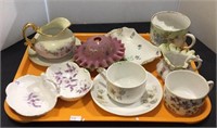Great tray lot of China Victorian pieces