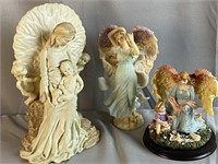 3 Angel Figurines