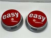 Two Staples Easy Buttons