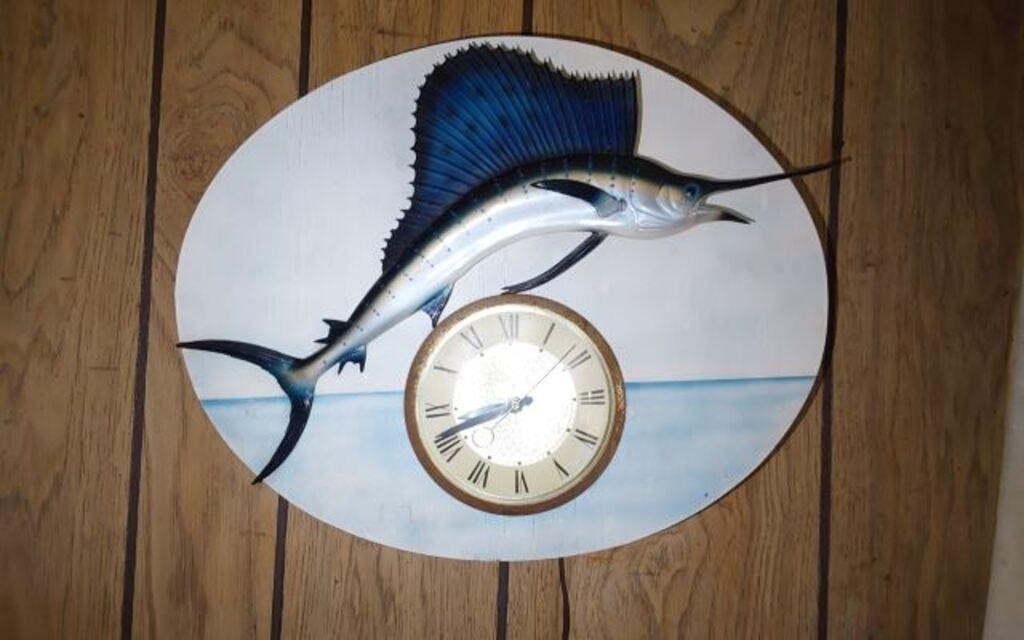 SWORDFISH ELECTRIC CLOCK