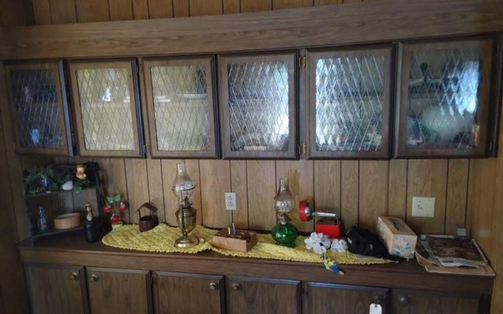 CONTENTS OF CABINET AND COUNTER