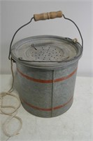 Galvanized Bait Bucket