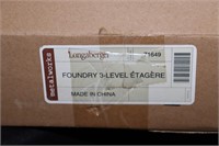 Longaberger Foundry 3 Level Etagre (NIB)