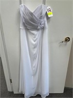 Bridesmaid Dress - White. SIZE 12