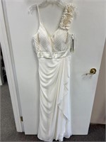 Bridesmaid Dress - Ivory. SIZE 12