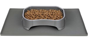 SILICONE NEATHER MAT FOR PET BOWL 12 x12IN