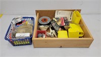 Lot of fasteners and other garage items