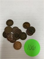 MIXED DATE INDIAN HEAD PENNIES