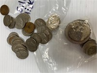 BAG OF MISCELLANEOUS COINS