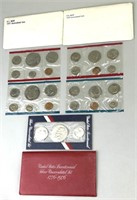U.S. Mint UNC Coin Sets (1976 Silver).