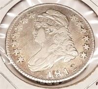 1812 Half Dollar F-VF