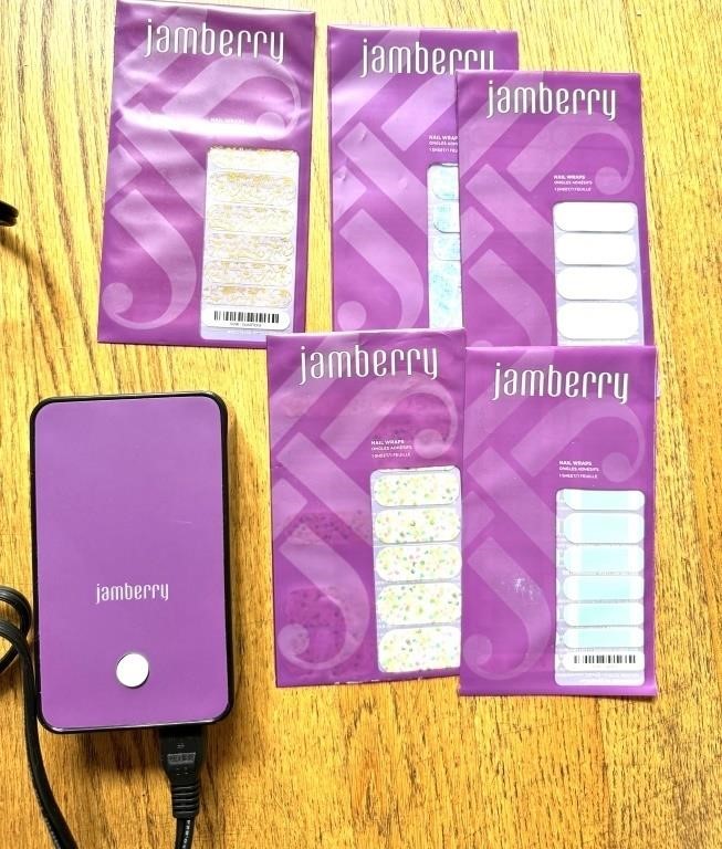 Jamberry Nail Wrap Machine & Assorted Nail Wraps