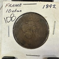 1892 10 CENTIMES / FRANCE