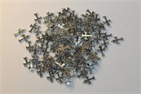 Bag of 925 Cross charms, 141.4g