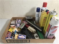 Matches, Lighters & Lighter Fluid Box Lot