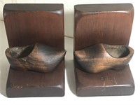 Wood Holland Shoe Bookends