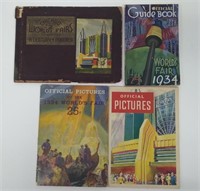 Lot of 4 Vintage Chicago World's Fair Books