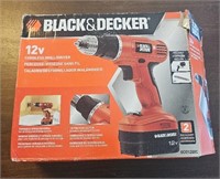 Black & Decker 12v Cordless Drill