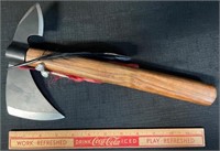 QUALITY MODERN TOMAHAWK WITH WOODEN HANDLE