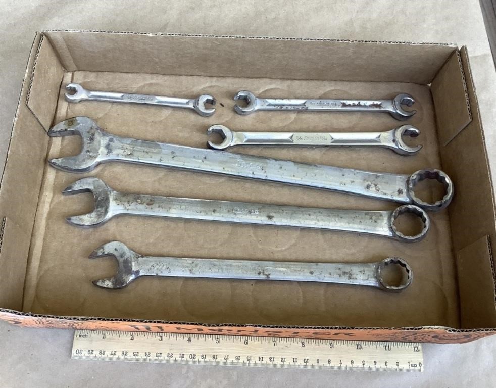 Lot of assorted Snap-On wrenches