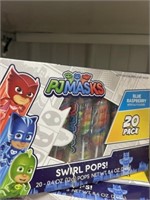 PJ MASKS 20 PACK SWIRL POPS