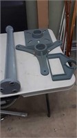 4- Pieces Metal. Some sort of stand???.