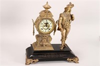 Ansonia Figural Mantle Clock,