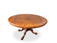 Victorian Walnut Loo Table,