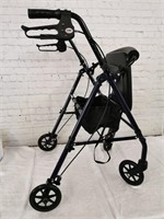 Carex adjustable Walker with seat and storage