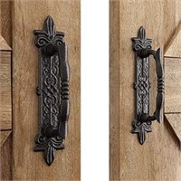 SMARTSTANDARD Heavy Duty 9" Antique Door Handle