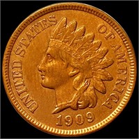 1909 Indian Head Penny NEARLY UNCIRCULATED