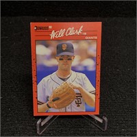 Will Clark Crimp Error Baseball Card