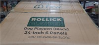 Flx Rollick dog playpen  - 6 panels for small