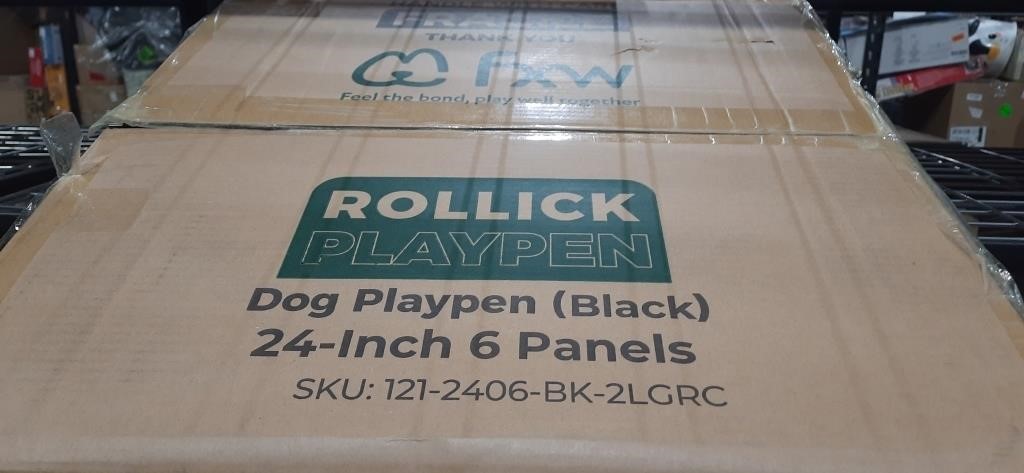 Flx Rollick dog playpen  - 6 panels for small