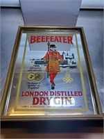 BEEFEATER DRY GIN FRAMED MIRROR, 12" X 16"