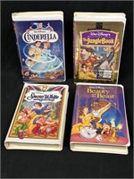 4 Disney VHS Tapes Inc. Black Diamond